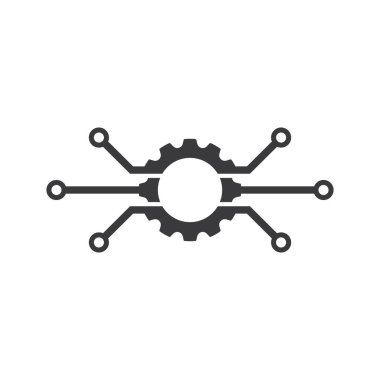 Teknoloji logosu resim tasarımı