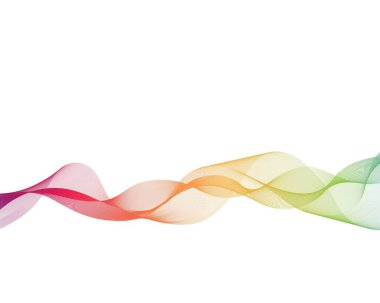 Dalga çizgi vektör resimleme tasarımı