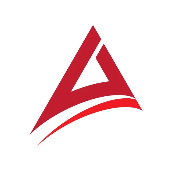 Brief Een Logo Afbeeldingen Illustratie Ontwerp — Stockvector
