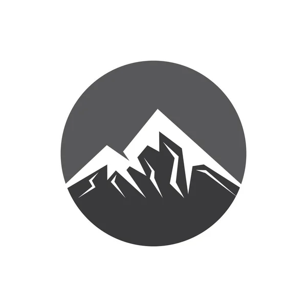 Górskie Obrazy Logo Ilustracji Projektu — Wektor stockowy