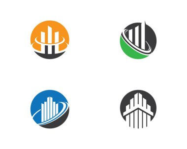 Emlak logosu illüstrasyon tasarımı