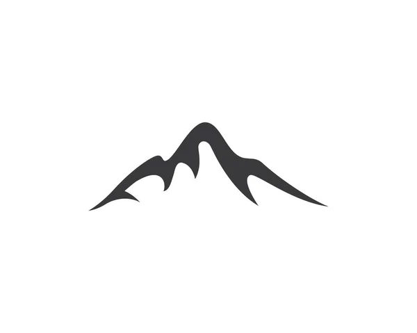 Mountain Logo Szablon Wektor Ikona Ilustracja Projekt — Wektor stockowy