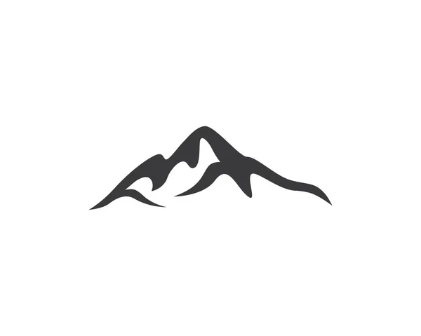 Mountain Logo Szablon Wektor Ikona Ilustracja Projekt — Wektor stockowy