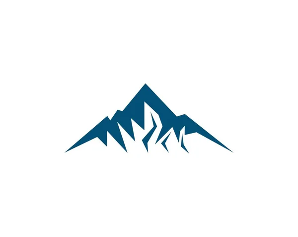 Dağ Logosu Şablon Vektör Illüstrasyon Tasarımı — Stok Vektör