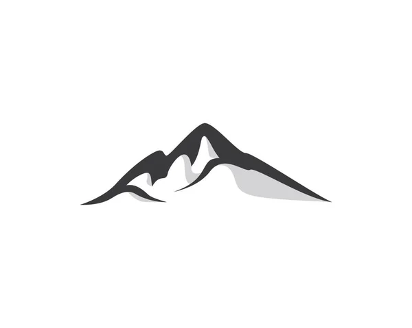 Mountain Logo Template Vector Pictogram Illustratie Ontwerp — Stockvector