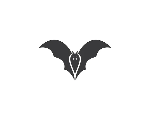 Fledermaus Logo Vorlage Vektor Symbol Illustration Design — Stockvektor