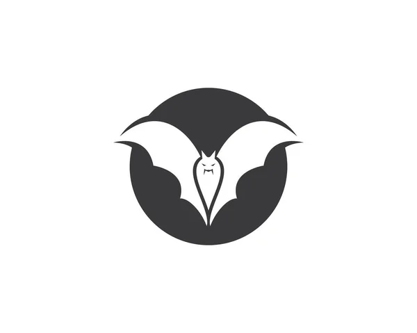 Logotipo Murciélago Plantilla Vector Icono Ilustración Diseño — Vector de stock