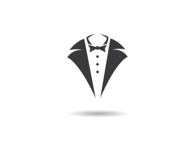 Giyim logosu şablon vektör illüstrasyon tasarımı