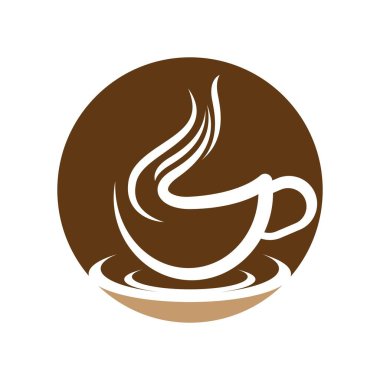 Kahve fincanı logo resimleri çizimi tasarımı