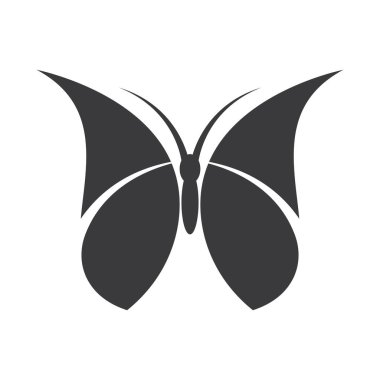 Güzellik kelebeği logo resimleri çizim tasarımı