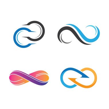Sonsuzluk logo resimleri illüstrasyon tasarımı