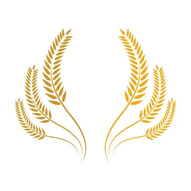 Buğday logosu resim çizimi tasarımı