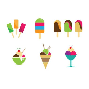 Dondurma logo resimleri çizimi tasarımı