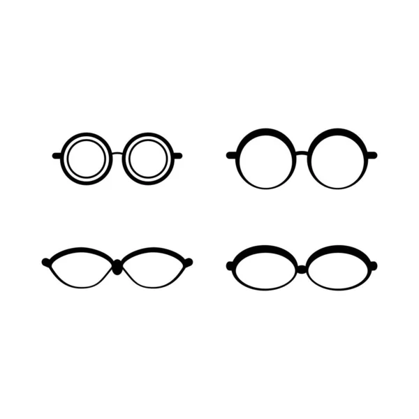 Óculos Logotipo Imagens Ilustração Design — Vetor de Stock