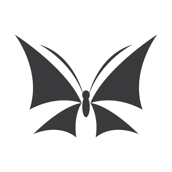 Schönheit Schmetterling Logo Bilder Illustration Design — Stockvektor