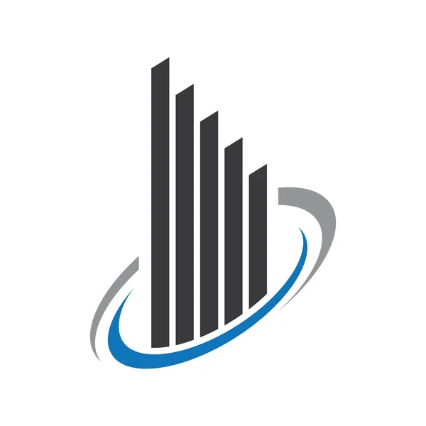 Imobiliário Logotipo Imagens Ilustração Design — Vetor de Stock