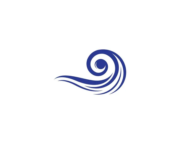 Su Dalgası logo vektör illüstrasyon tasarımı