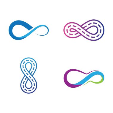 Sonsuzluk logo resimleri illüstrasyon tasarımı
