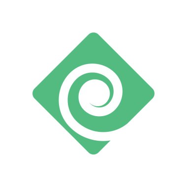 Çember logo tasarımı illüstrasyonu