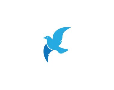 Dove Logo Şablonu vektör resimleme tasarımı