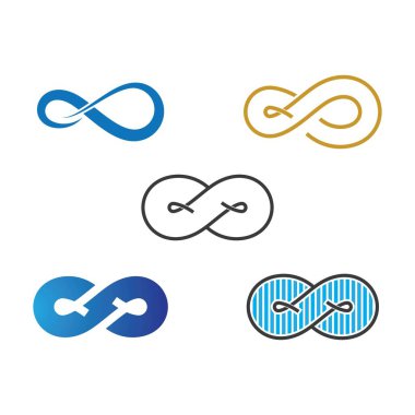 Sonsuzluk logo resimleri illüstrasyon tasarımı