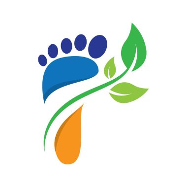 Ayak bakımı logo resimleri çizimi tasarımı