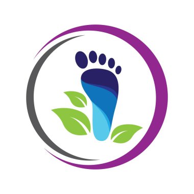 Ayak bakımı logo resimleri çizimi tasarımı