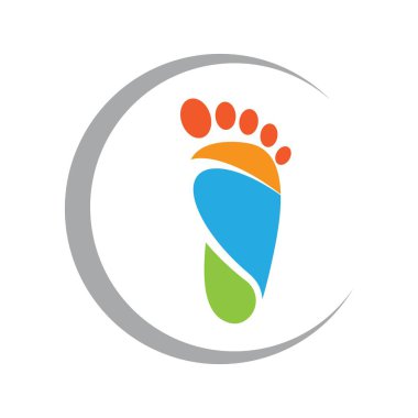 Ayak bakımı logo resimleri çizimi tasarımı