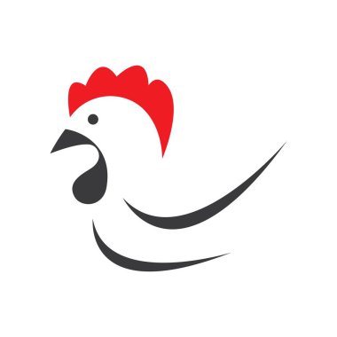 Rooster logo resimleri çizimi tasarımı