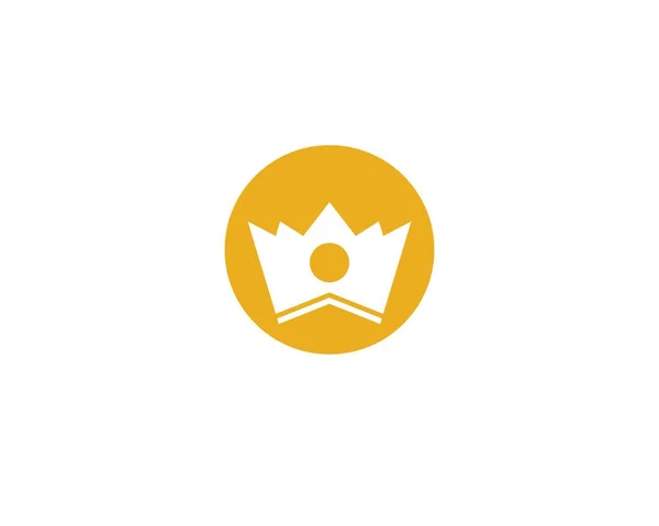 Векторная Иллюстрация Шаблона Crown Logo — стоковый вектор