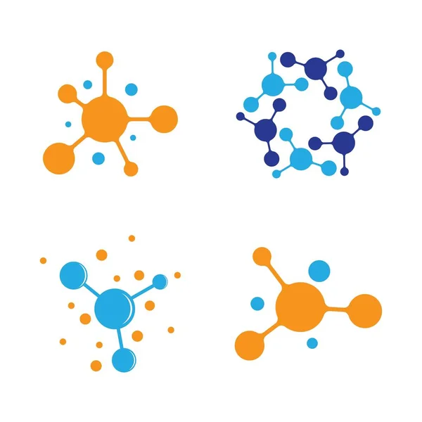 Векторная Иллюстрация Логотипа Молекулы — стоковый вектор