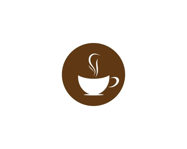 Coffee Cup Logo Template Vector Icon Design — Stock Vector