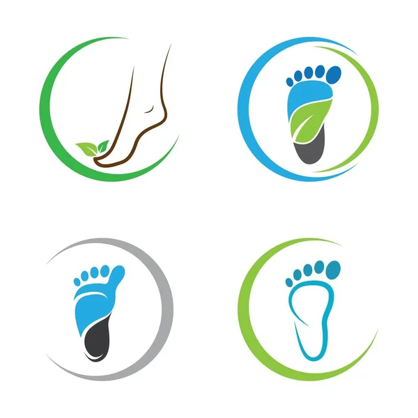 Foot Care Logo Images Illustration Design — Stock Vector