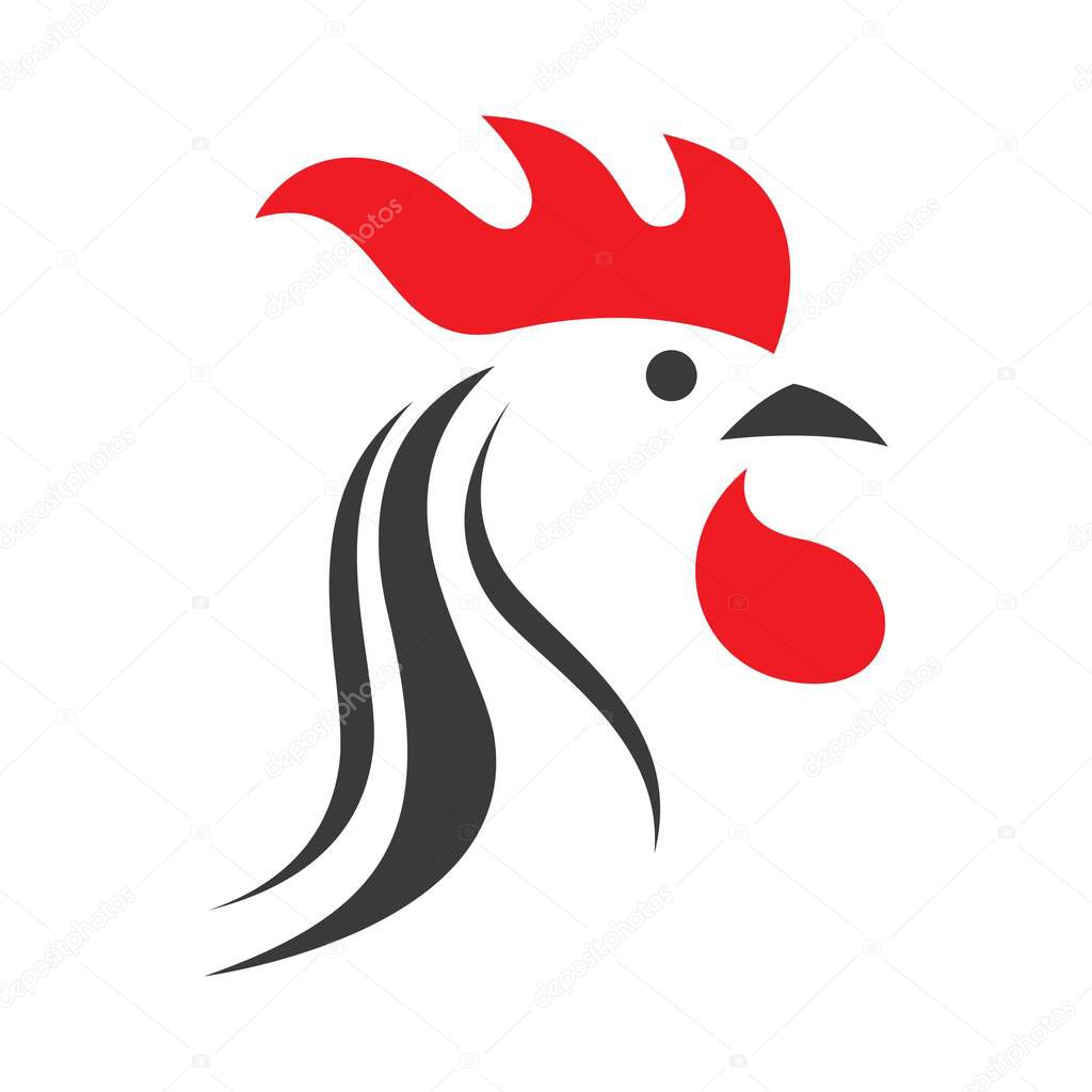 Rooster logo images illustration design
