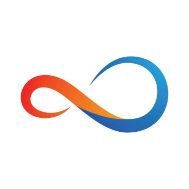 Sonsuzluk logo resimleri illüstrasyon tasarımı