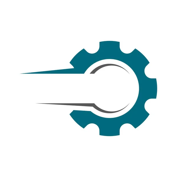 Obrazy Logo Przekładni Projekt Ilustracji — Wektor stockowy