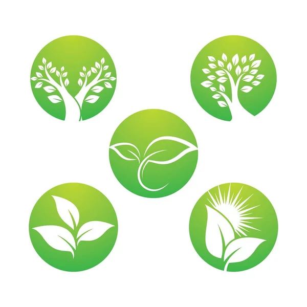 Ecologie Logo Images Illustration Design — Image vectorielle