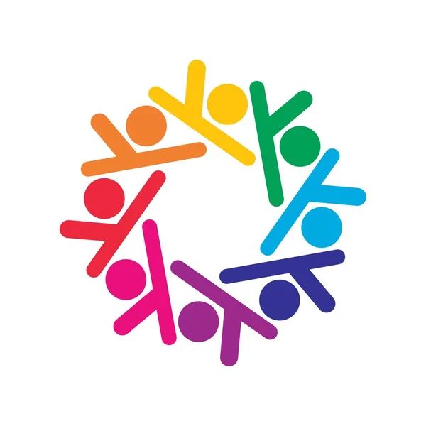 Îngrijire Comunitară Logo Imagini Design Ilustrare — Vector de stoc