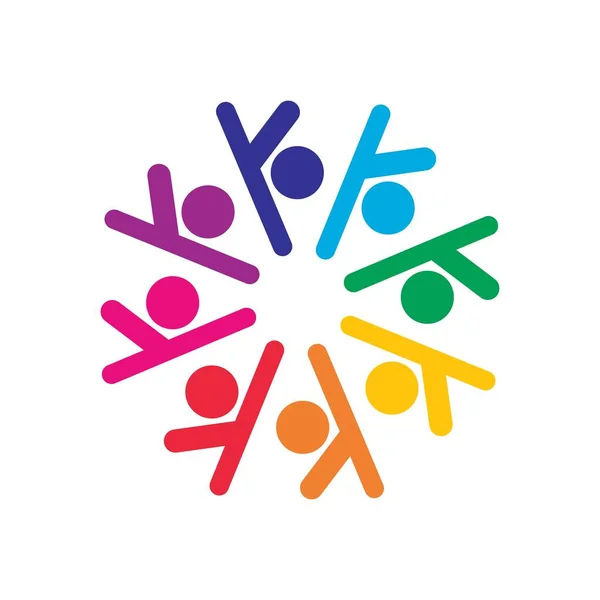 Soins Communautaires Logo Images Design Illustration — Image vectorielle