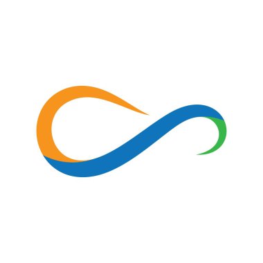 Sonsuzluk logo resimleri illüstrasyon tasarımı