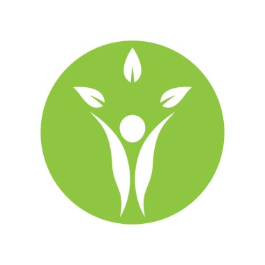 Wellness logo resimleri tasarım illüstrasyonu