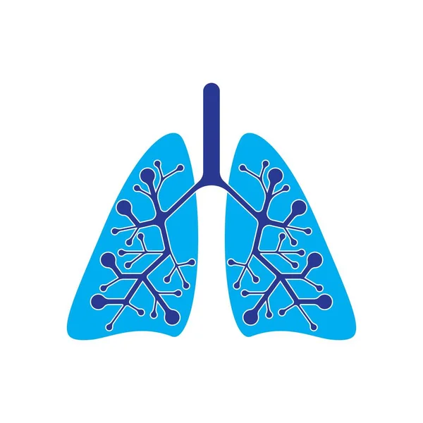 Ілюстрація Дизайну Зображень Логотипів Lung — стоковий вектор