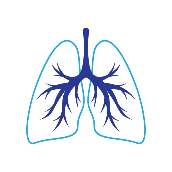Εικόνα Σχεδίου Εικόνων Λογότυπου Πνευμόνων — Διανυσματικό Αρχείο