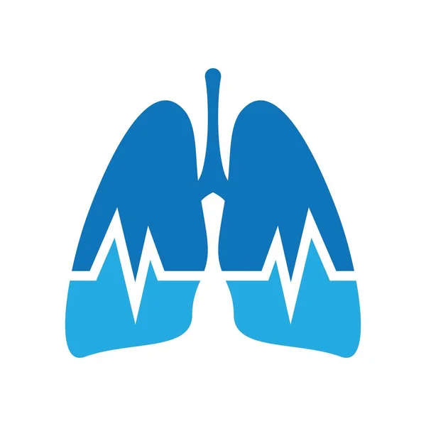 Εικόνα Σχεδίου Εικόνων Λογότυπου Πνευμόνων — Διανυσματικό Αρχείο