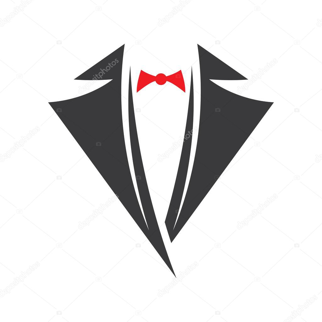 Tuxedo logo images illustration design