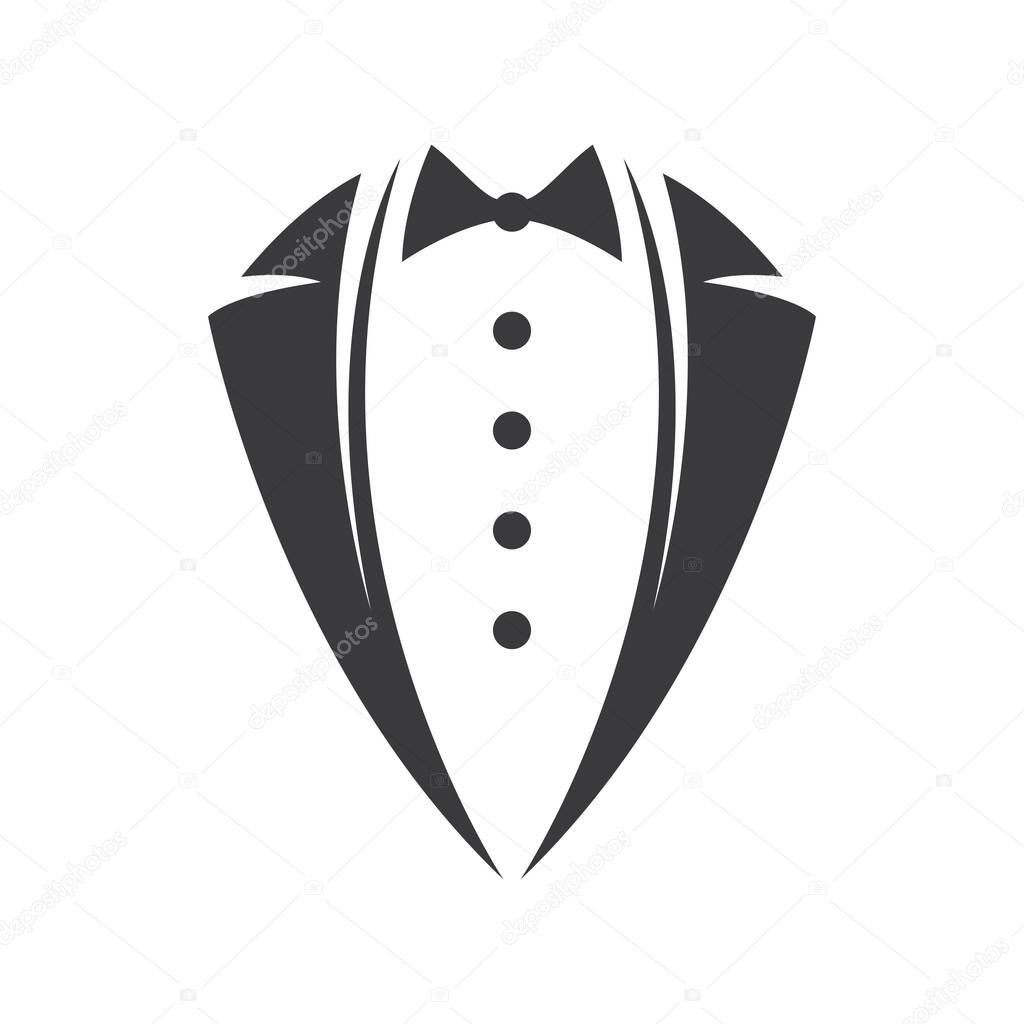 Tuxedo logo images illustration design