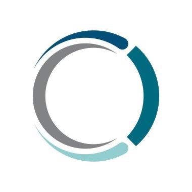 Çember logo tasarımı illüstrasyonu