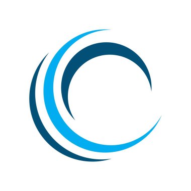 Çember logo tasarımı illüstrasyonu