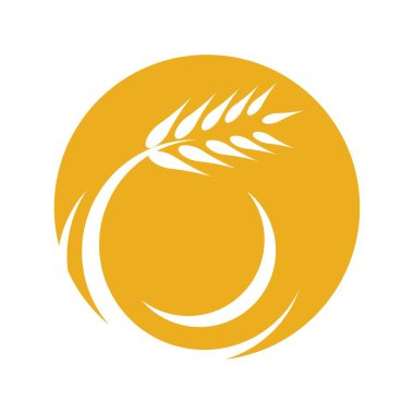 Buğday logosu resim çizimi tasarımı