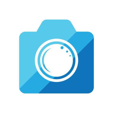 Kamera logo resimleri illüstrasyon tasarımı